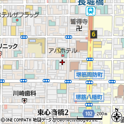 イルピアット 東心斎橋周辺の地図