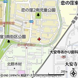 奈良県奈良市恋の窪2丁目20-4周辺の地図