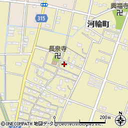 静岡県浜松市中央区河輪町609周辺の地図