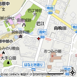セブンイレブン田原殿町店周辺の地図