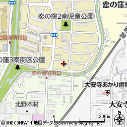 奈良県奈良市恋の窪2丁目20-6周辺の地図
