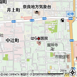 奈良県奈良市西紀寺町3周辺の地図