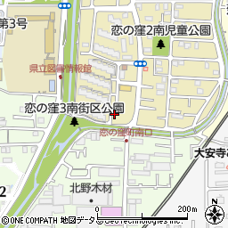奈良県奈良市恋の窪3丁目8-20周辺の地図
