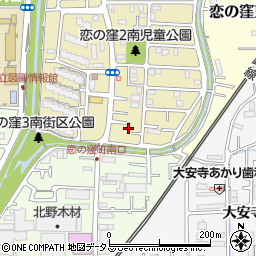 奈良県奈良市恋の窪2丁目20-23周辺の地図