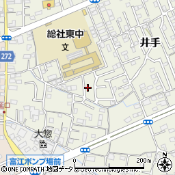 岡山県総社市井手183周辺の地図