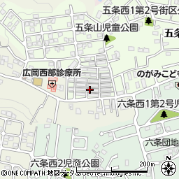 奈良県奈良市五条西2丁目5-20周辺の地図