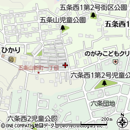 奈良県奈良市五条西2丁目5-13周辺の地図