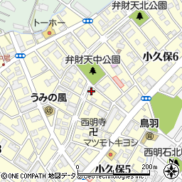 明石市立会館弁財天厚生館周辺の地図