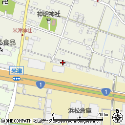 静岡県浜松市中央区米津町1510周辺の地図