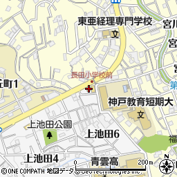 神戸珈琲物語周辺の地図