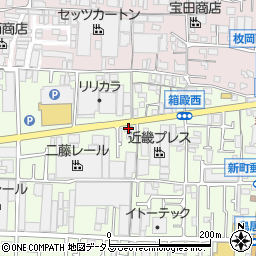 ＥＮＥＯＳ枚岡セントラルＳＳ周辺の地図