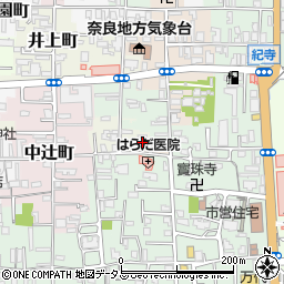 奈良県奈良市西紀寺町1周辺の地図