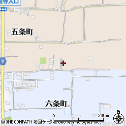 奈良県奈良市五条町135-3周辺の地図