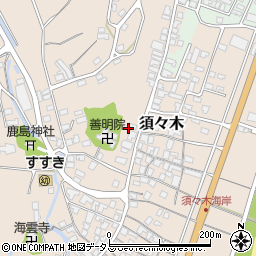 静岡県牧之原市須々木347周辺の地図