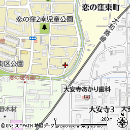 奈良県奈良市恋の窪2丁目17-15周辺の地図