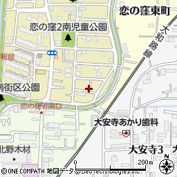 奈良県奈良市恋の窪2丁目17-16周辺の地図