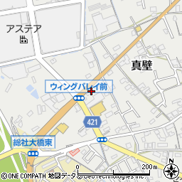 岡山県総社市真壁1450-1周辺の地図