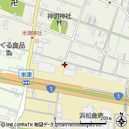 静岡県浜松市中央区米津町1511周辺の地図