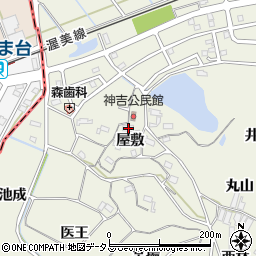 愛知県豊橋市杉山町屋敷36周辺の地図