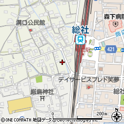 サイクルセンターフジワラ周辺の地図