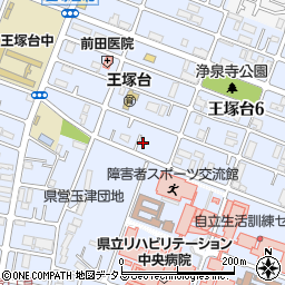 兵庫県神戸市西区王塚台5丁目127周辺の地図