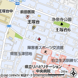 兵庫県神戸市西区王塚台5丁目129周辺の地図