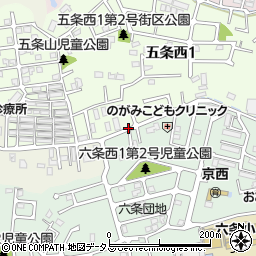 五条山新町周辺の地図