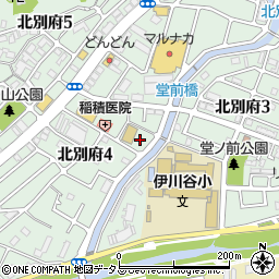 兵庫県神戸市西区北別府4丁目10周辺の地図