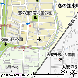 奈良県奈良市恋の窪2丁目17-34周辺の地図
