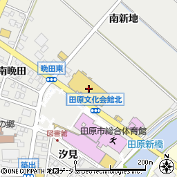 イオン田原店周辺の地図