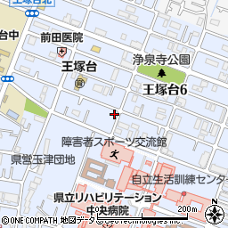兵庫県神戸市西区王塚台5丁目132周辺の地図