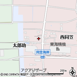 静岡県袋井市西同笠883周辺の地図