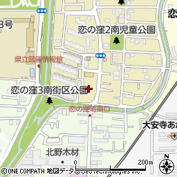 奈良県奈良市恋の窪3丁目8周辺の地図