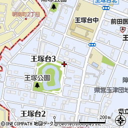 兵庫県神戸市西区王塚台周辺の地図