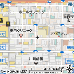 大阪府大阪市中央区東心斎橋1丁目14-16周辺の地図