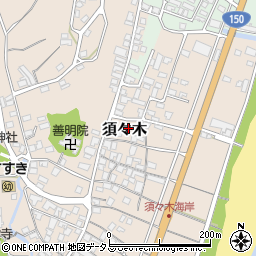 静岡県牧之原市須々木398周辺の地図