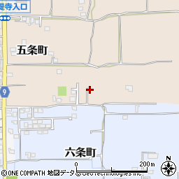 奈良県奈良市五条町135-4周辺の地図
