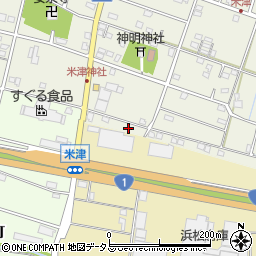 静岡県浜松市中央区米津町1513周辺の地図
