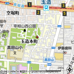 大阪府大阪市天王寺区玉造本町周辺の地図