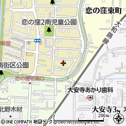 奈良県奈良市恋の窪2丁目17-6周辺の地図