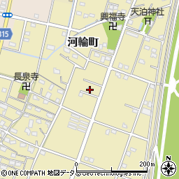 静岡県浜松市中央区河輪町519周辺の地図