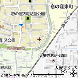 奈良県奈良市恋の窪2丁目17-7周辺の地図