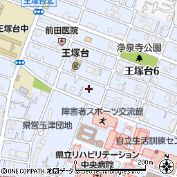 兵庫県神戸市西区王塚台5丁目128周辺の地図