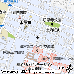 兵庫県神戸市西区王塚台5丁目131周辺の地図