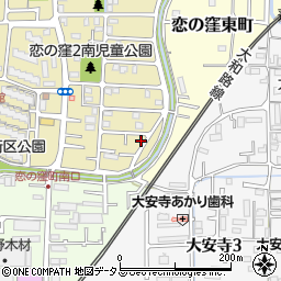 奈良県奈良市恋の窪2丁目17-13周辺の地図