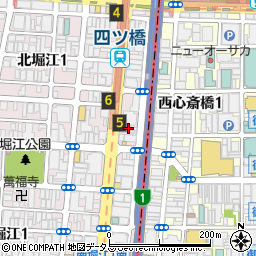 四ツ橋川崎ビル周辺の地図