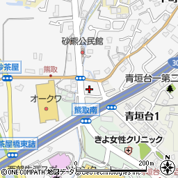 宮武オート学園前周辺の地図