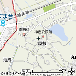 愛知県豊橋市杉山町屋敷38周辺の地図