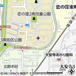 奈良県奈良市恋の窪2丁目17-35周辺の地図