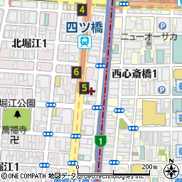メンズルシアクリニック　大阪心斎橋院周辺の地図